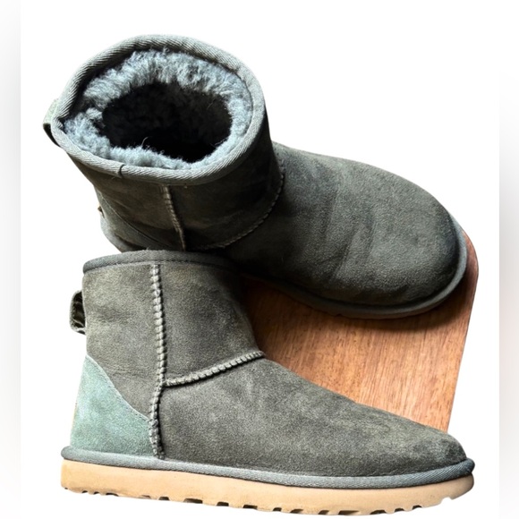 UGG Gray Ankle Boots - Picture 1 of 6